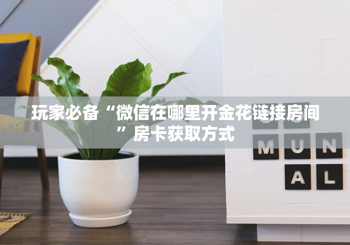玩家必备“微信在哪里开金花链接房间”房卡获取方式 玩家必备“微信在哪里开金花链接房间”房卡获取方式
