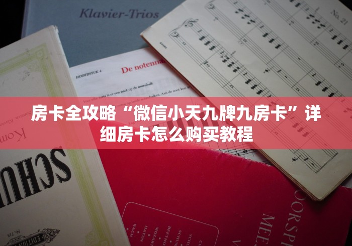 房卡全攻略“微信小天九牌九房卡”详细房卡怎么购买教程
