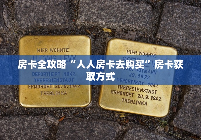房卡全攻略“人人房卡去购买”房卡获取方式